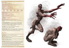 an image of a zombie character from the movie resident evil cry, with information about it