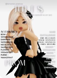 Jules Prom Black Berry Avenue Black Prom Dress Codes, Prom Outfit Roblox Code, Prom Outfits Roblox Codes, Roblox Outfits Codes Prom, Black Outfit Codes Bloxburg, Jules Berry Ave Codes, Roblox Berry Avenue Prom Outfit Codes, Black Dress Codes Bloxburg, Black Dress Berry Avenue Code