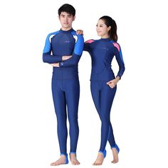 Wetsuits For Couple Womens Diving Suit & Wetsuit Men - Wetsuitsbuy.com Fitted Blue Rash Guard For Water Sports, Surfboard Traction Pad, Surfboard Wax, Tropical Water, Human Photo, Women's Diving, Wetsuit Men, Sup Accessories, Diving Suit