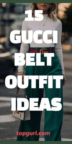 Gucci Belt Outfit, Dressy Sneakers, Red Carpet Glamour, Belt Outfit, Fall Ootd, Aesthetic Outfit Ideas, Fitted Turtleneck, Red Belt