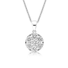 Add sparkle to any look with this exceptional diamond pendant. This chic style features a sparkling round center diamond wrapped in a frame of diamonds. Captivating with shimmering diamonds and a bright polished shine. Surprise your loved one or yourself with this truly special designer jewelry gift that can be worn daily or on special occasions and is a perfect gift for a birthday or special occasion. 
0.64 carat 
18k white gold
The Pendant design can be customized to suit y Zipper Bracelet, Circle Frame, Diamond Frame, Gold Link Chain, Pave Pendant, Gold Link, Feather Pendant, Diamond Star, Ball Pendant