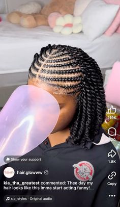 Natural Braided Hairstyles, Short Box Braids Hairstyles, Protective Hairstyles For Natural Hair, Quick Braided Hairstyles, Natural Hair Twists, Twist Braid Hairstyles