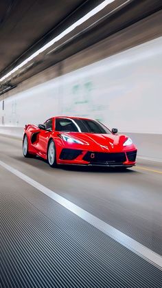 Chevrolet Corvette Stingray (C8) Red Corvette, Chevrolet Corvette Stingray, Corvette Stingray, Stingray, Cool Cars, Collage, Red