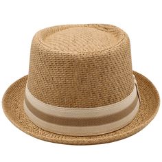 Summer is around the corner, and it's time to elevate your style game. The Men's Straw Pork Pie Hat is everything you need to stay on-trend and keep the sun out of your eyes. Made from high-quality straw, this hat is durable and lightweight for maximum comfort. The timeless design features a flat top and a narrow brim with a distinctive dent, giving you that classic Hollywood look that will catapult you from average to exceptional. Versatile and stylish, this hat can be worn with casual outfits or dressed up for formal events. Whether you're on vacation, at the beach, or just running errands, this hat is the perfect accessory to complete your look. Don't settle for mediocre fashion - grab the Men's Straw Pork Pie Hat and stand out from the crowd in style. Specifications Style: Casual Patte