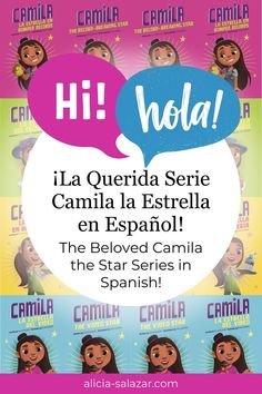 an advertisement for the spanish children's television show, which is written in spanish