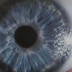 the iris of an eye is shown in this image