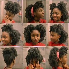 Natural Afro Hairstyles, Pelo Afro, 4c Natural Hair, 4c Hair, Natural Hair Styles Easy, Coily Hair, Videos Youtube, Youtube Link