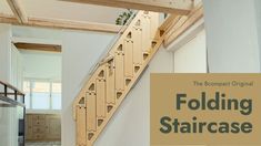 the stairs are made out of wood and have holes in them