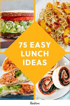 the top five easy lunch ideas