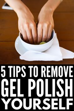 Gel Nail Polish Remover Diy, Home Gel Nails Diy, Remove Gel Nails At Home Without Acetone, Remove Shellac Polish At Home, Removing Shellac Polish At Home, Gel Nail Polish Tips And Tricks, Jodsone Gel Nails