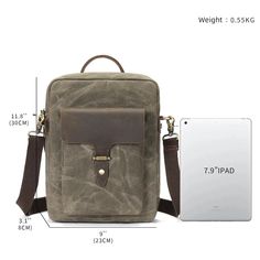 Waxed Canvas Messenger Bag Crossbody Durable Practical Shoulder Bag For Everyday, Durable Leather Bags For Everyday Use, Durable Crossbody Shoulder Bag For Everyday Use, Rugged Canvas Shoulder Bag For Everyday Use, Khaki Shoulder Canvas Bag For Outdoor Activities, Durable Brown Shoulder Bag For Everyday Use, Durable Khaki Shoulder Bag For Everyday Use, Rugged Canvas Shoulder Bag For Travel, Large Capacity Canvas Satchel For Outdoor Activities