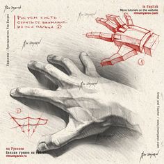 a drawing of a hand holding something in it's palm