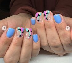 Disney Cruise Nails, Disney Nail Designs, Disney Inspired Nails, Disney Acrylic Nails, Minnie Mouse Nails, Cruise Nails, Kids Nail Designs, Mickey Nails, Gel Nails At Home