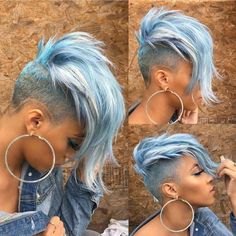 Bright Hair, Hair Stylies, Edgy Hair, Bob Haircuts For Women, Penteado Cabelo Curto, Haircut And Color, Hair Color Balayage, Short Hair Styles Pixie