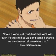 Daichi Sawamura, Motivational Photos, Inspirtional Quotes