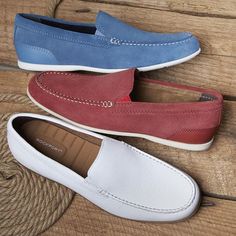 Fun shades for summer. #MensFootwear #Comfort #Style #SlipOn #Loafer Shoes Casual, Nice Shoes