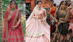 Getting Married In the Day? Here Are Our Favorite Bridal Lehenga Colors! | ShaadiSaga Gorgeous Lehenga, Wedding Designers, Designer Lehengas, Royal Clothing, Pink Lehenga, Red Lehenga, Your Gorgeous