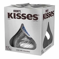 three boxes of hershey's kisses