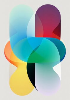 an abstract background with overlapping shapes