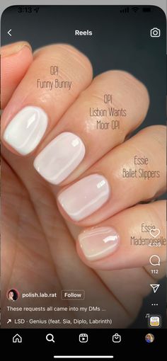 Wedding Nails Pale Skin, Neutral Nails For Fair Skin, Nail Color For Champagne Dress, Neutral Nail Colors For Pale Skin, Bridesmaid Nails Neutral, Ballet Slipper Nails, Funny Bunny Nail Polish, Wedding Day Nails For Bride, Neutral Pedicure