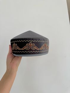 Introducing our authentic Kazakh Kyrgyz velvet headwear, the perfect accessory for the modern-day nomad. Handcrafted by skilled artisans using traditional techniques and high-quality materials, this headwear is a true representation of the rich cultural heritage of the Kazakh and Kyrgyz people. The headwear is made of luxurious velvet fabric, which provides a soft and comfortable fit. Its unique design features intricate embroidery and vibrant colors that showcase the artistry and attention to d Kazakh Embroidery, Cultural Festival, Intricate Embroidery, Turbans, Cultural Heritage, Skull Cap, Traditional Techniques, Ethnic Fashion, Hair Accessories Headbands