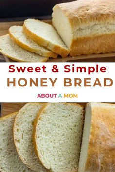 Get ready to fill your kitchen with the irresistible aroma of freshly baked bread with this Sweet & Simple Honey Bread recipe! Perfectly sweetened with honey and easy to make, this homemade bread is ideal for sandwiches or simply enjoyed toasted with butter. Bread Recipes Honey, Honey Bread Recipe Easy, Bread Recipes With Honey, Easy Honey Wheat Bread Recipe, Honey Quick Bread, Homemade Honey Bread, Bread Made With Honey, Easy Yeast Bread, Make Bread At Home