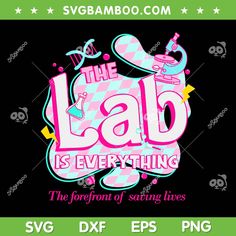 the lab is everything svg dxf eps png example for cutting files