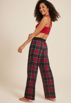 Tartan Plaid Hacci Wide Leg Pajama Pants - Materials & Care:imported - 95.5% polyester 4.5% spandex - machine wash New Jeans Top, Wide Leg Pajama Pants, Maternity Pajamas, Maurices Jeans, Skirt Crop, Curvy Jeans, Maternity Shops, Shoes With Jeans, Plus Dresses