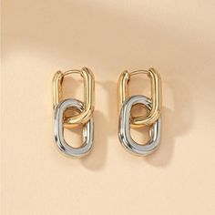 New Stainless Steel Jewelry Double Hoop Earrings, Hot Miami Styles, Western Aesthetic, Anthropologie Jewelry, Link Earrings, Game Dresses, Chic Casual, Cruise Travel, Design Geometric