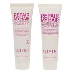 ELEVEN Australia Repair My Hair Nourishing Shampoo is the perfect all-in-one solution for renewing and protecting your hair. Scientifically designed with strengthening ingredients, this luxurious detoxifying shampoo works to rebuild damaged hair, offering maximum heat protection. Apply to wet hair, lather and rinse. Repeat as required for desirable results. Color services can be damaging to the hair texture, making ELEVEN Australia Repair My Hair Nourishing Shampoo a must-have in your routine. S Eleven Australia, Restore Damaged Hair, Eleven Eleven, Static Hair, Nourishing Shampoo, Hair Texture, Nourishing Hair, Heat Styling Products, Wet Hair