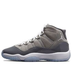 Air Jordan 11 Retro GS 'Cool Grey' 2021 Cool Grey (2021) (GS) 378038-005 Vapour Max Nike, Nike Sacai, Nike Air Jordan 11, Kids Basketball, Jumpman Logo, Womens Air Jordans, Air Jordan 11 Retro, Jordan 11 Retro, Air Jordan 11