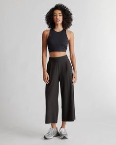 Performance Tech Wide Leg Pant Cropped Wide Leg Pants, Wide Leg Sweatpants, Ponte Pants, Wide Leg Cropped Pants, Performance Leggings, Wide Leg Linen Pants, Performance Wear, Wide Leg Pant, Work Pants