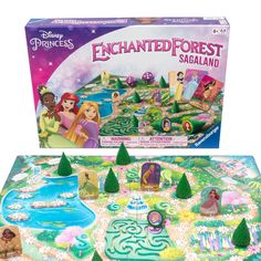 the board game enchanted forest is in its box