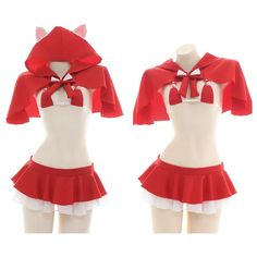 Red Riding Hood Cosplay, Egirl Outfits, Style Kawaii, Harajuku Outfits, Cute Lingerie, Lingerie Outfits, Little Red Riding Hood, Kawaii Clothes, Red Riding Hood