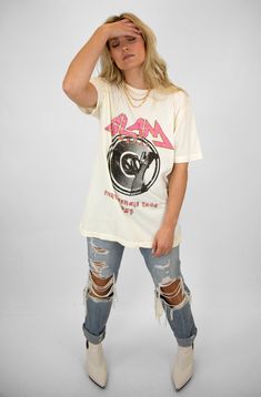 This Fierce Female™ is all about the GLAM! - Model is wearing size XS/S- 100% cotton + pigment dyed in the USA- Oversized fit Glam Metal, How To Get Money, Oversized Fits, Final Sale, Fitness Models, Dye, T Shirt, How To Wear