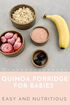 quinoa porridge for babies is an easy and nutritious breakfast