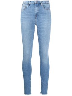 high-waisted skinny jeans from TOMMY HILFIGER featuring light blue, cotton blend, stonewashed, logo patch to the rear, high waist, belt loops, front button and zip fastening, classic five pockets and skinny cut. | Tommy Hilfiger High-Waisted Skinny Jeans Hilfiger Outfits, Jeans Png, Buy Jeans, Tommy Hilfiger Outfit, Lazy Day Outfits, Light Blue Jeans, Cute Jackets, Teenage Fashion Outfits, Slim Jeans