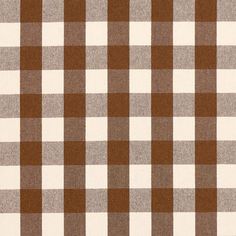 a brown and white checkered fabric