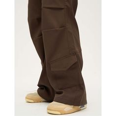 Unisex High Street Casual Brown Cargo Pants  Material: Cotton  Size: S, M, L, XL, 2XL Color: Brown  Season: Spring, Fall, Winter   Occasion: Leisure, Outdoor, Daily, Vacation,Fall Outfits Brown Full Length Cargo Pants, Full Length Brown Cargo Pants, Brown Cargo Style Full Length Bottoms, Brown Full-length Cargo Bottoms, Brown Full Length Cargo Bottoms, Full Length Brown Cargo Bottoms, Brown Full Length Bottoms With Side Pockets, Brown Utility Parachute Pants, Brown Utility Parachute Pants Full Length