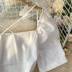 Color : White Fabric: blendedSize(cm): S,MS: Full length 103, bust 88, waist 78M: Full length 104, bust 92, waist 82 (Due to the different measurement methods ,there is an error of 1-3, the measurement unit: cm)