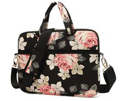 The Rose Laptop Briefcase for Women 14-inch - Laptop Bags Australia Briefcase For Women, Laptop Shoulder Bag, Laptop Briefcase, Macbook Air Case, Macbook Air Pro, Shoulder Messenger Bag, Laptop Accessories, Handbags For Men, The Rose