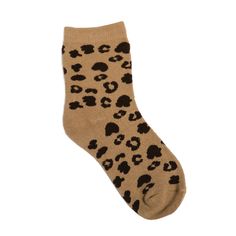 Leopard crew socks add a stylish pop to your outfit while keeping your feet warm. Soft and a great way to update any outfit. Add our scarves and hats for a great gift idea, or wear with our pullovers and hoodies!Details & Care: One size 100% Polyester Height 4.5" Wash cold. Tumble dry low. Imported Socks For Sale, Outfit Details, Winter Collection, Crew Socks, Camel, Socks, Fashion Outfits, Hats, How To Wear