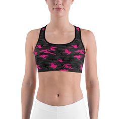 One of our most popular designs is now available in our super comfy Sports Bra. This gorgeous sports bra is made from moisture-wicking material that stays dry during low and medium intensity workouts. The bra has support material in the shoulder straps, double layer front, and a wide elastic band to ensure constant support. Brogues Womens, Swimsuit Wrap, Mens Lightweight Jacket, Dressy Sandals, White Sports Bra, Legging Outfits, Popular Designs, Womens Leggings, Denim Jacket Men