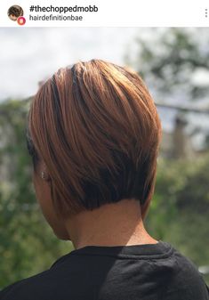 Fade Bob Haircut Women, Fun Haircuts For Medium Hair, Attractive Hair Color, African American Bobs Hairstyles, Natural Hair Bob, Medium Haircut, Short Relaxed Hairstyles, Black Hair Short Cuts, Short Undercut