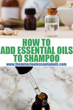 Learn how to add essential oils to shampoo - exactly how many drops should you add? I got you covered! Plus learn the best essential oils to add to your shampoo! Rosemary Oil For Hair Growth, Length Retention, Rosemary Oil For Hair, Scalp Treatments, Oil For Hair Growth