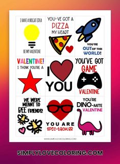 some stickers that say you've got a pizza and other things to eat