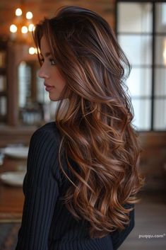 Brown Hair Looks, Brown Hair Inspo, Brown Hair Balayage, Long Brown Hair, Hair Inspiration Color, Hair Inspo Color, Long Hair Cuts, Brunette Hair