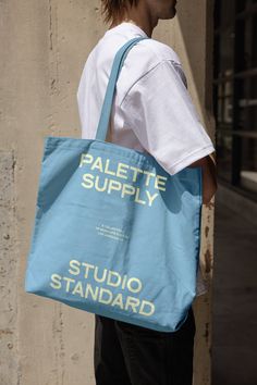 Tote Bag Mockup SS – PAL 007 - Palette Supply Art Merchandise Ideas, Merch Ideas Products, Shopping Bags Aesthetic, Coffee Brand Design, Company Merch, Tote Bags Aesthetic, Bag Photoshoot, Brand Merch, Balanced Aesthetic