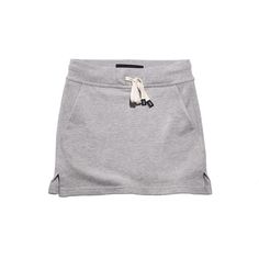 This casual sporty short skirt is perfect for summer. Made of 100% cotton mid-weight french terry. Features Angled front pockets are lined with rib for breathability and bulk reduction Small side slits 5-thread serged and topstitched side seams - for durability and longevity. 3/8" drawcord available in natural cotton or black cotton Heavy woven 2" elastic floating waistband Designed, cut and sewn in our factory in Oshawa Ontario. Model Info Ruby is wearing Size Small Short Skirt in Black with a Oshawa Ontario, Pilates Gym, Short Pollera, Japan Outfit, British Racing Green, Sporty Shorts, Jersey Skirt, Sports Skirts, City Of Angels