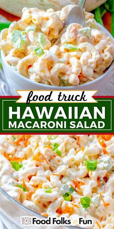 this food truck hawaiian macaroni salad is so good and easy to make